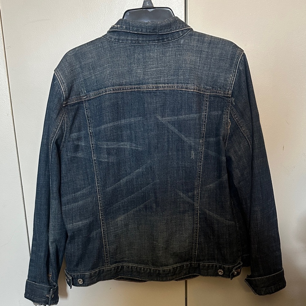 GAP Women’s Dark Denim Jacket- Size XXL - Picture 2 of 4